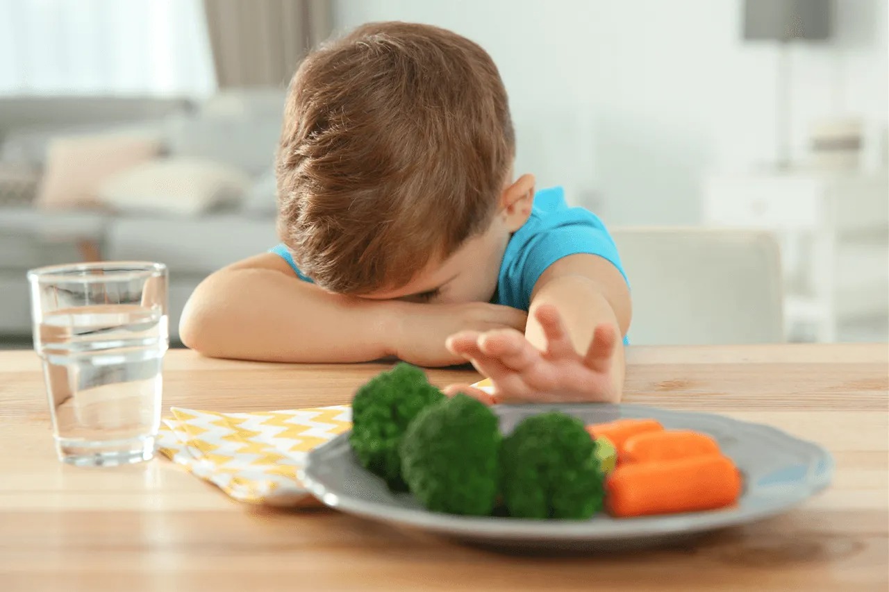 What causes the fussy eating stage in toddlers?