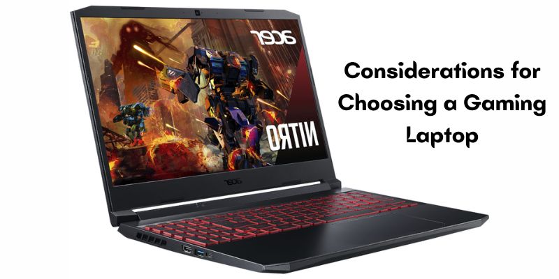 Considerations for Choosing a Gaming Laptop with High Refresh Rate Screen
